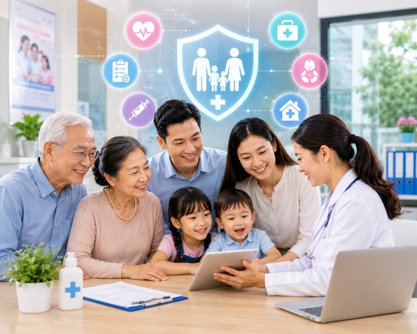 HSSK ban đầu theo hộ gia đình